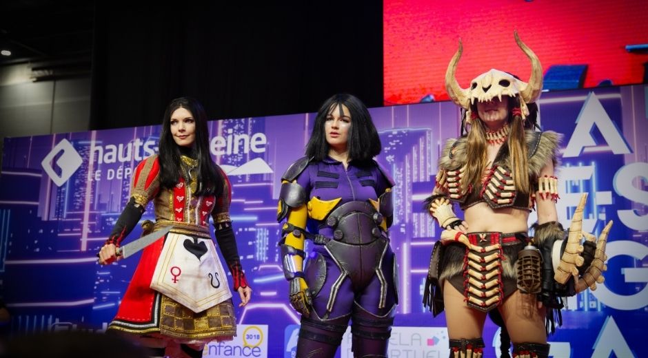 podium du concours de cosplay édition 2024